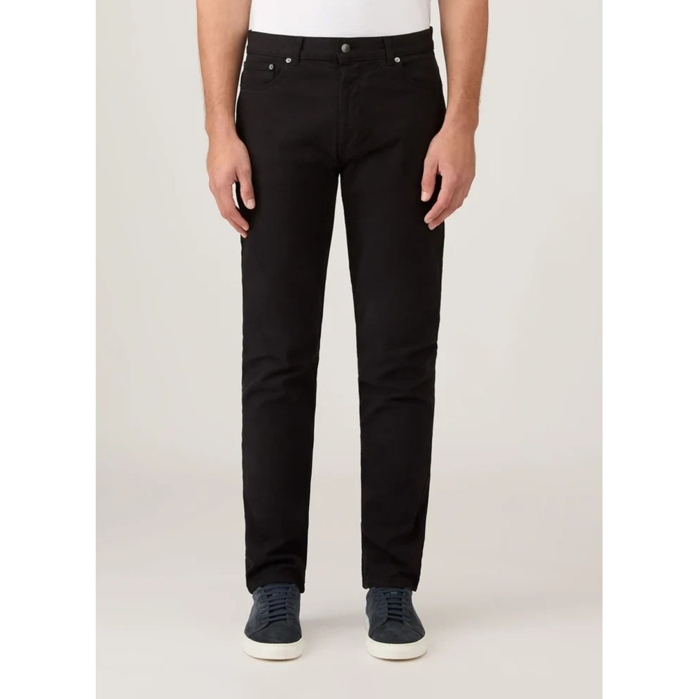 SUNSPEL French Cotton Drill 5 Pocket Trouser Pants in Black Men 30x33 $245